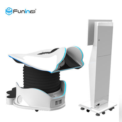 डबल सीट्स आर्केड गेम वीआर स्लाइड / वीआर शूटिंग मशीन दो अंडा केबिन के साथ