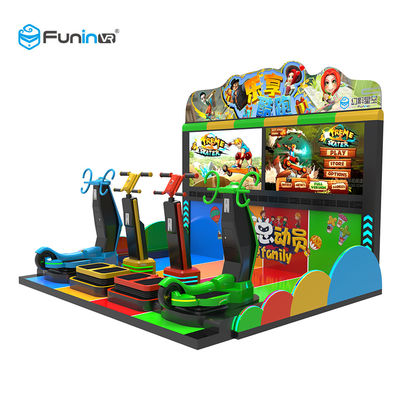 मनोरंजन पार्क के लिए दिलचस्प बाल इंटरएक्टिव पार्कौर 9 डी वीआर सिम्युलेटर