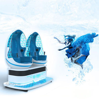 इलेक्ट्रिक क्रैंक प्लेटफॉर्म 9D वर्चुअल रियलिटी सिम्युलेटर 4.5KW ट्विन सीट