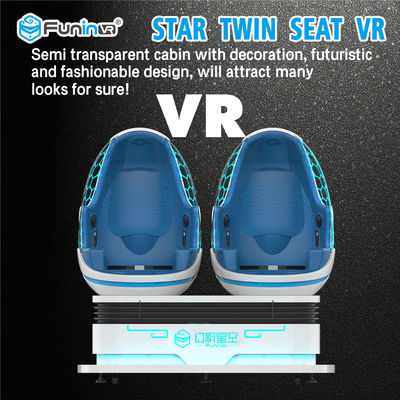 ब्लू लाइट 3 स्क्वायर मर्ट्रे 9 डी सिनेमा अंडा / 360 डिग्री वर्चुअल रियलिटी मशीन