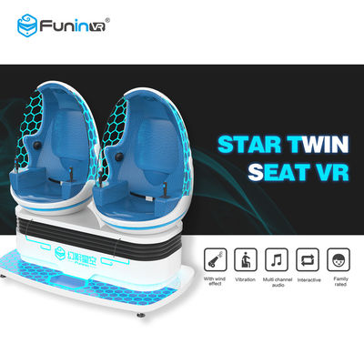 डायनामिक 360 डिग्री इंटरएक्टिव वीआर एग सिनेमा / 9 डी वीआर सिम्युलेटर अनुभव