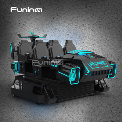 मनोरंजन की सवारी 9D वीआर गेम सिम्युलेटर इलेक्ट्रिक मोशन सिनेमा 6 सीटें