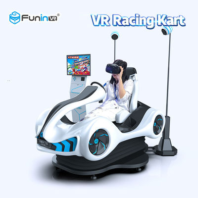 बच्चों के लिए 220 V 400KG 9D VR 0.7KW सिम्युलेटर रेसिंग गेम्स कार्टिंग कार