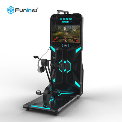 इंडोर 9D वर्चुअल रियलिटी स्टेशनरी बाइक / एक्सरसाइज बाइक वर्चुअल राइड