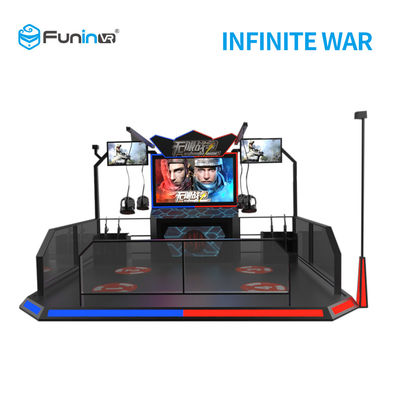 मध्य युग के लिए HTC Vive हेडसेट के साथ 2 खिलाड़ी 9D VR शूटिंग सिम्युलेटर