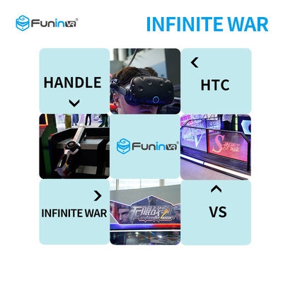 मध्य युग के लिए HTC Vive हेडसेट के साथ 2 खिलाड़ी 9D VR शूटिंग सिम्युलेटर