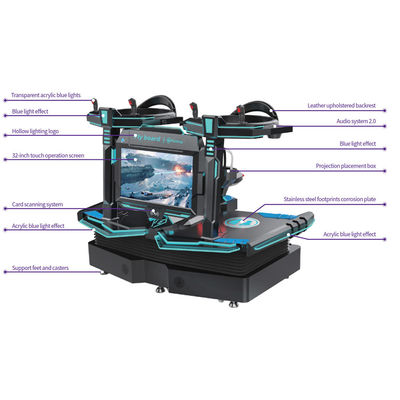 इंटीग्रेटिव स्टैंड अप फ्लाइट वीआर सिम्युलेटर / 9 डी वर्चुअल रियलिटी फ्लाइट सिम्युलेटर