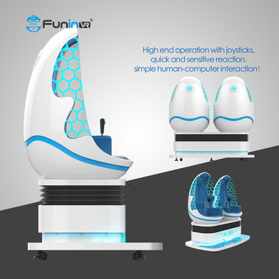 वीआर 360 आर्केड सिम्युलेटर ब्लू वीआर गेम उत्पाद पैसा कमाएं वर्चुअल रियलिटी 2 प्लेयर