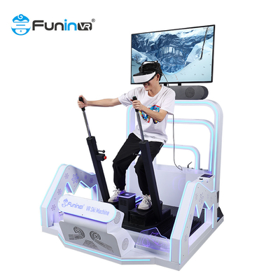 Vr Business Funinvr Vr स्कीइंग सिम्युलेटर D VR सिमुलेशन वर्चुअल रियलिटी थीम पार्क की सवारी करता है