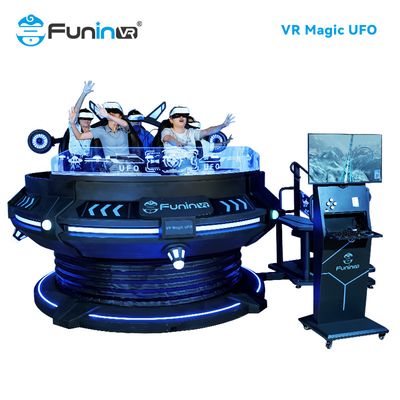 साहसिक 9D वीआर सिम्युलेटर 360 डिग्री रोटेशन मल्टीप्लेयर 1.2KW