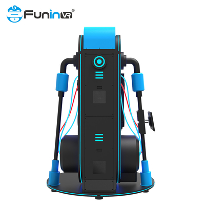 हमारे AC220V 9D VR सिम्युलेटर में 360 डिग्री रोटेशन और जॉयस्टिक कंट्रोलर