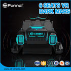6 सीट्स 9 डी वीआर सिनेमा सिम्युलेटर वर्चुअल रियलिटी मशीन फैमिली 3.8KW के लिए