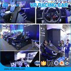 मनोरंजन पार्क 9 डी आभासी वास्तविकता सिम्युलेटर एफ 1 रेसिंग कार मशीन 550 केजी 2.5 * 1.9 * 1.7 एम
