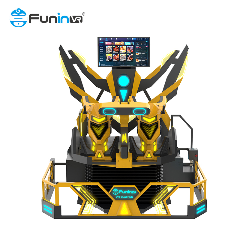 Experience the Ultimate Adventure with Double Seats VR Amusement Park Equipment and Joystick Controller
